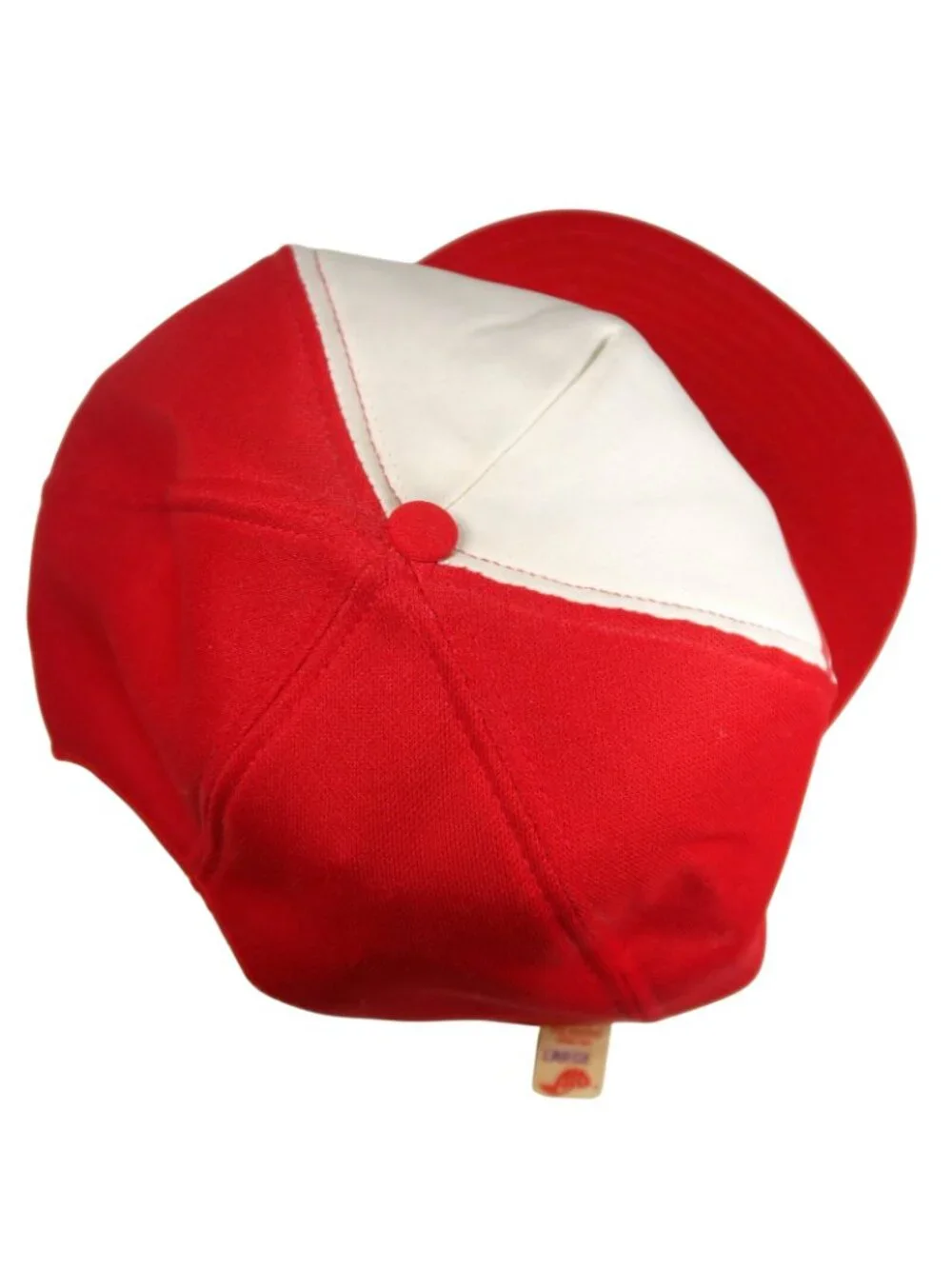 Vintage 80s Shebester Oil AJD Trucker Hat - Red White Snapback USA - Petroliana